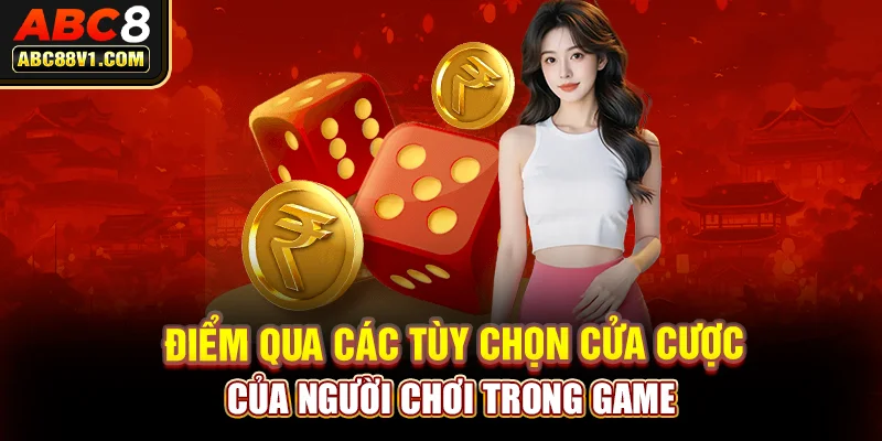 Điểm qua các tùy chọn cửa cược của người chơi trong game 